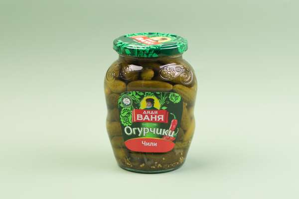 Огурчики маринованные чили «Дядя Ваня», 350 г