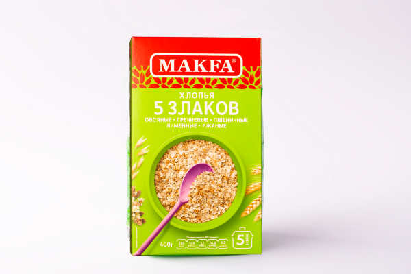 Хлопья 5 злаков «Makfa», 400 г