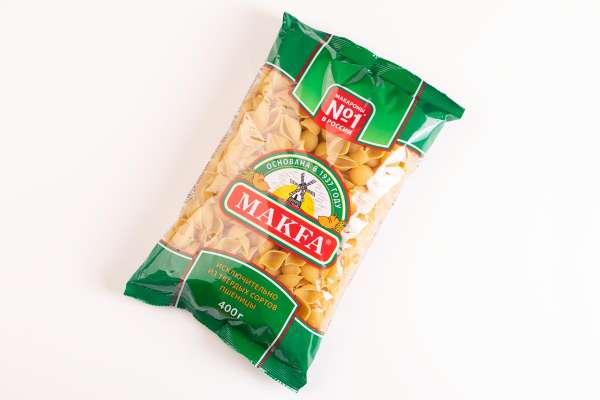 Макароны ракушки «Makfa», 400 г