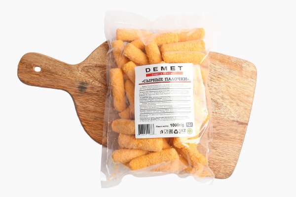 Сырные палочки желтые замороженные Demet, 1 кг