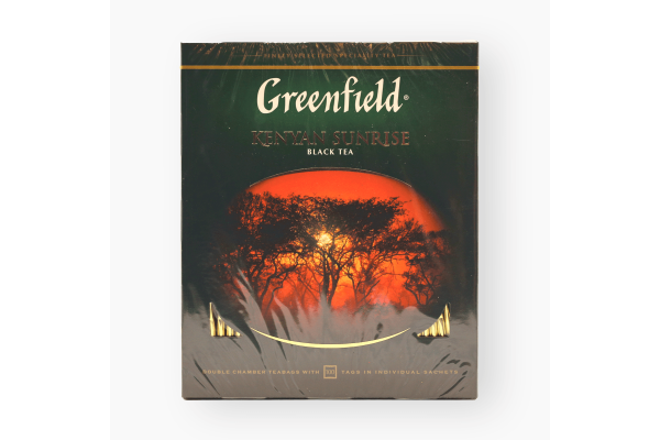 Чай черный пакетированный Kenyan Sunrise Greenfield, 100 шт
