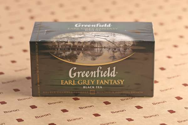 Чай черный пакетированный Earl Grey Fantasy Greenfield, 25 шт