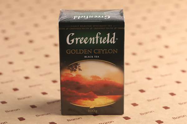 Чай листовой черный Greenfield Golden Ceylon, 100 г