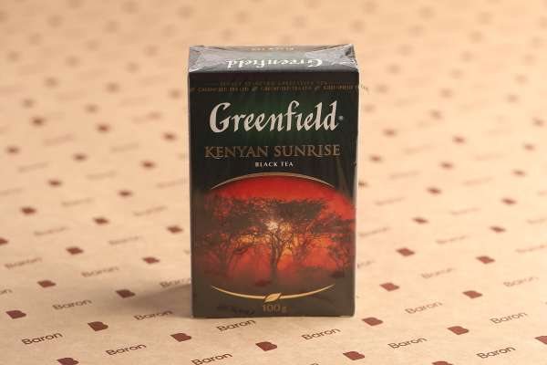 Чай листовой черный Kenyan Sunrise Greenfield , 100 г
