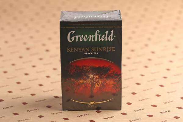 Чай листовой черный Kenyan Sunrise Greenfield , 200 г