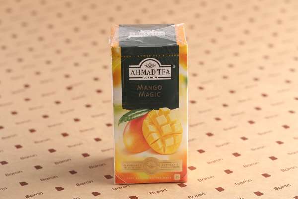 Черный пакетированный чай с ароматом манго Ahmad Tea, 25 шт