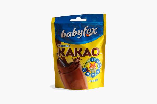 Напиток с какао порошком Baby Fox, 135 г