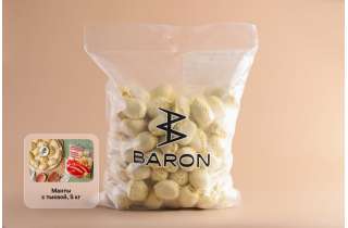 Манты с мясом и тыквой весовые, 5 кг