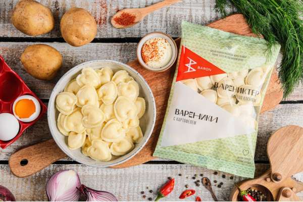 Вареники с картофелем, 400 г