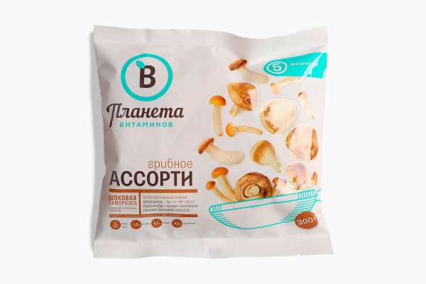 Ассорти грибное «Планета витаминов» замороженное, 300 г