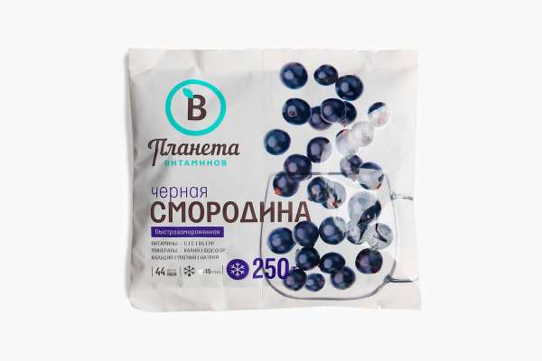 Черная смородина «Планета витаминов» замороженная, 400 г