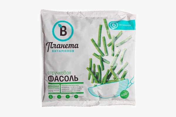 Фасоль стручковая «Планета витаминов» замороженная, 400 г
