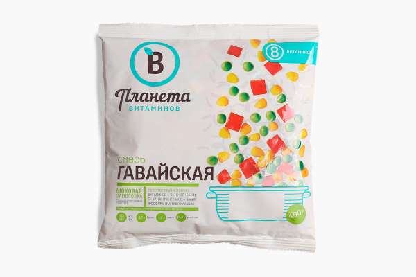 Гавайская смесь «Планета витаминов» замороженная, 400 г