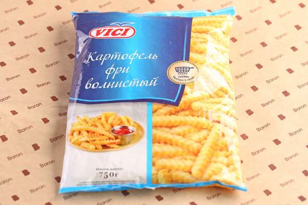 Картофель фри волнистый Vici зам., 750 г
