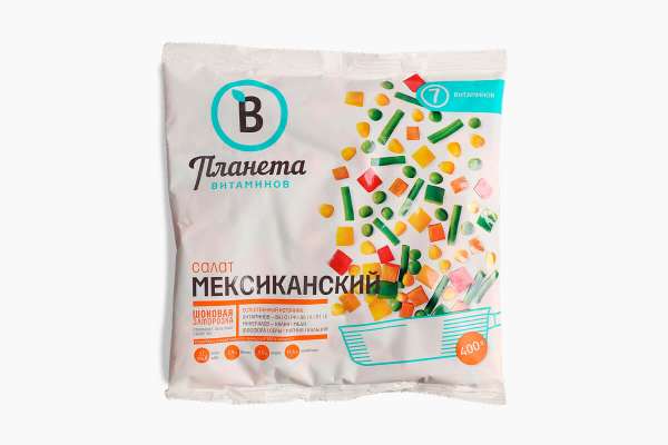Мексиканский салат «Планета витаминов» замороженный, 400 г