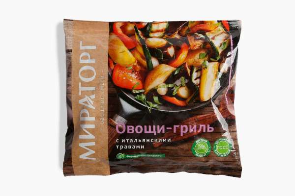 Овощи-гриль с итальянскими травами «Мираторг» зам., 400 г