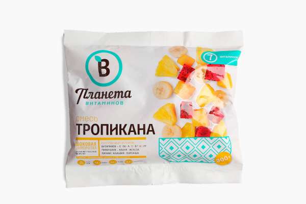 Тропикана смесь из фруктов «Планета витаминов» замороженная, 300 г