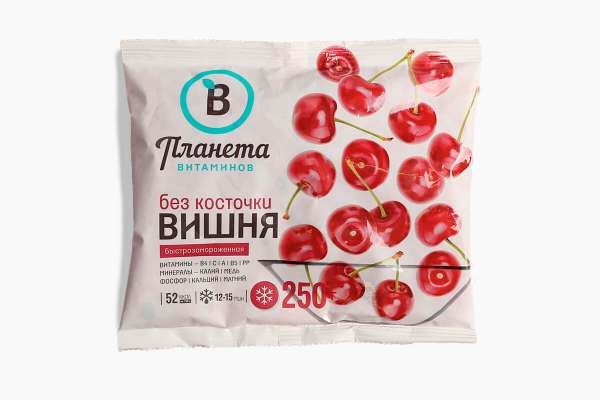 Вишня «Планета витаминов» замороженная, 250 г