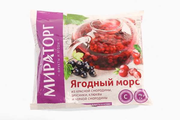 Ягодный морс «Мираторг» замороженный, 300 г