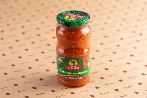 Кабачки в аджике по-тбилисски «Дядя Ваня», 460 г