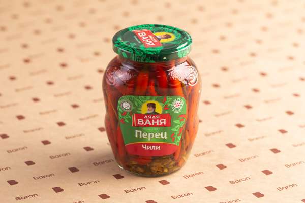 Перец чили маринованный «Дядя Ваня», 340 г