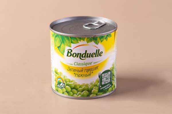 Горошек нежный Bonduelle, 425 мл