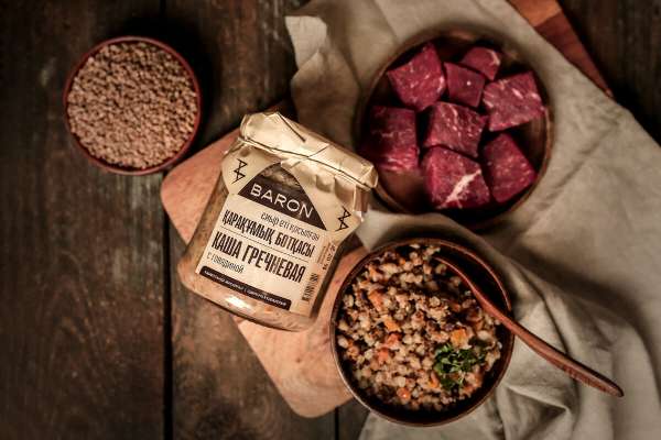 Каша гречневая с говядиной, 400 г