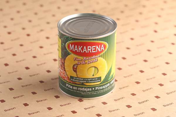Кольца ананаса в сиропе Makarena, 850 мл