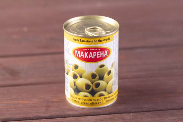 Оливки зеленые без косточки Makarena, 350 г