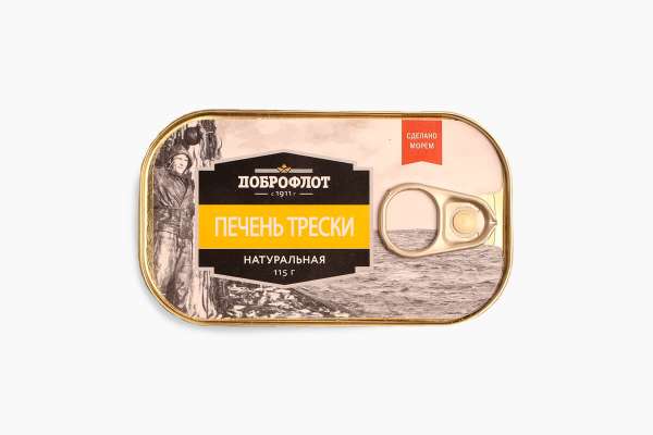 Печень трески «Доброфлот», 115 г