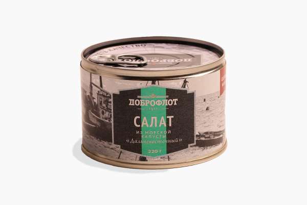 Салат из морской капусты «Дальневосточный» «Доброфлот», 220 г
