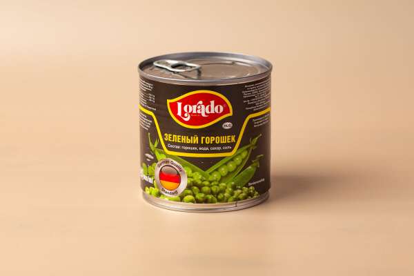 Зеленый горошек свежий Lorado, 425 мл