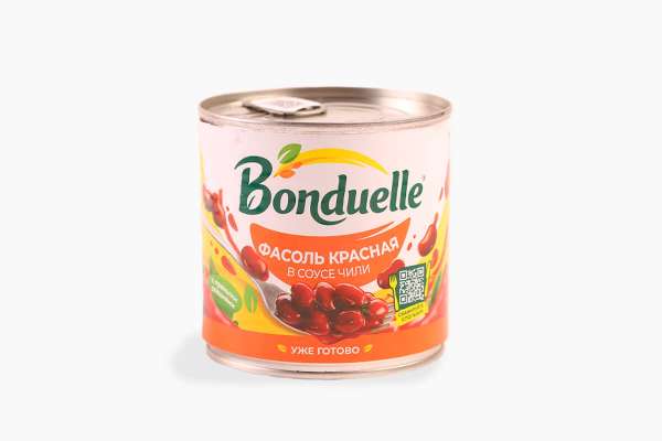 Фасоль красная в соусе чили Bonduelle, 425 мл
