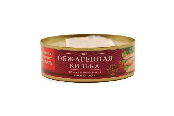 Килька черноморская обжаренная в томатном соусе «За Родину», 240 г