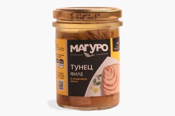 Тунец филе в оливковом масле «Магуро», 200 г
