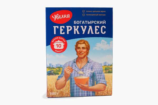 Геркулес богатырский «Увелка», 500 г