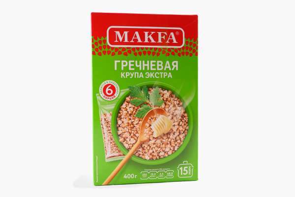 Крупа гречневая экстра в варочных пакетиках Makfa, 6 шт