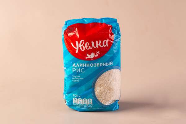 Крупа рис длиннозерный «Увелка», 800 г
