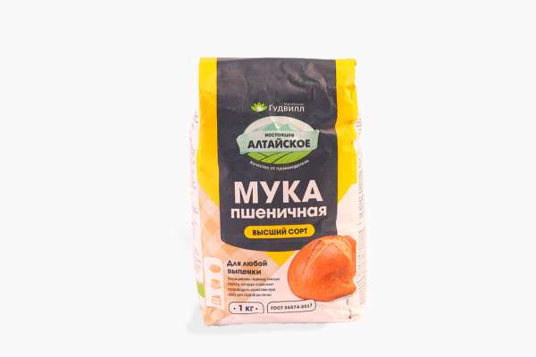 Мука высший сорт «Гудвилл», 1 кг