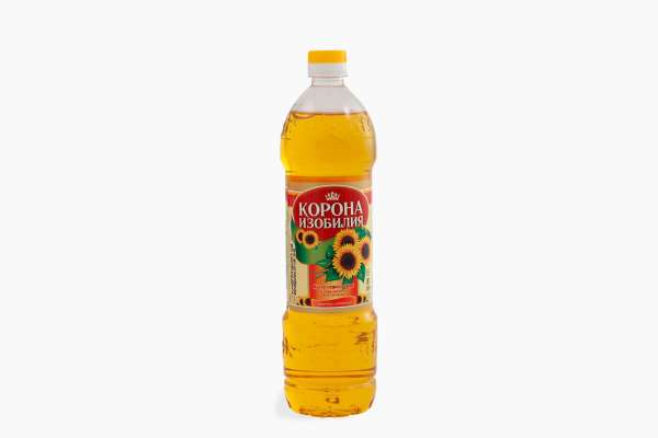 Масло подсолнечное нерафинированное «Корона изобилия», 870 мл ✱
