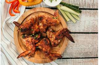 Шашлык из  крыльев куриных, 1 кг