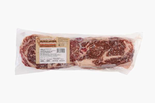 Стейк из мраморной говядины Black Angus замороженный