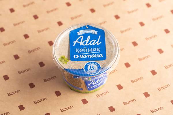 Сметана 15% Adal, 180 г