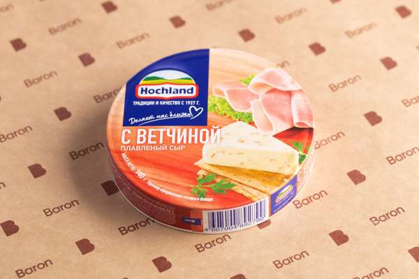 Плавленый сыр с ветчиной Hochland, 140 г