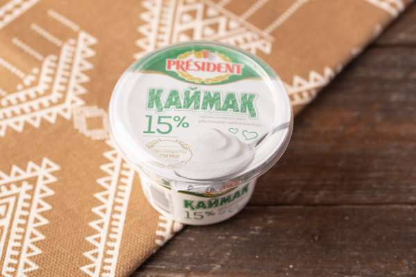 Сметана President 15%, 200 г