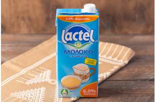 Lactel молоко 6%, 1 л