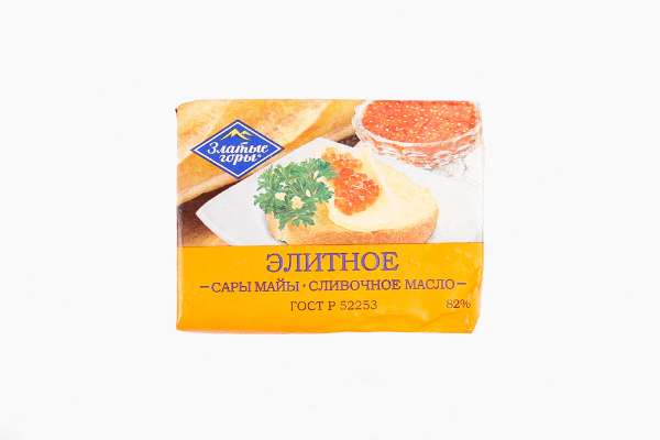 Масло элитное «Златые горы» 82%, 180 г