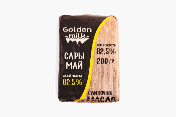 Масло сливочное Golden Milk 82.5%, 200 г