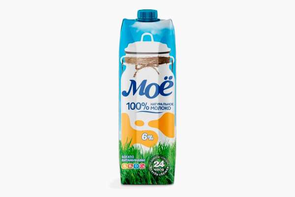 Молоко 6% «Мое», 950 мл ✱