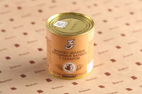 Молоко сгущённое вареное «3 желания», 360 г